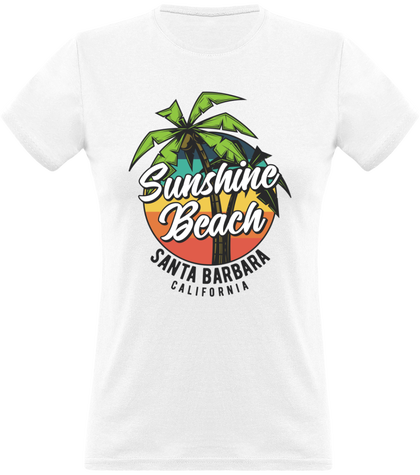 T-shirt col rond pour femme SUNSHINE
