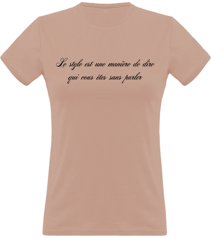 T-shirt col rond pour femme MODE