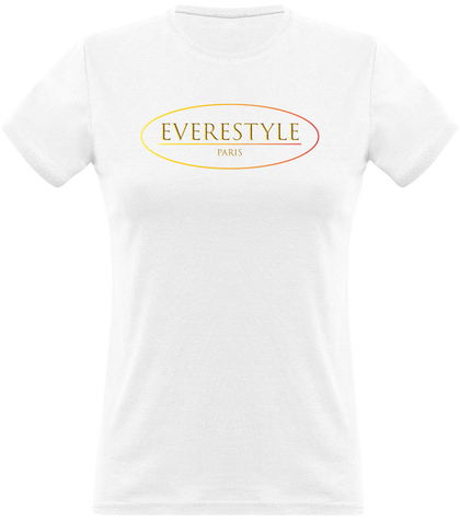 T-shirt col rond pour femme EVERESTYLE GOLD
