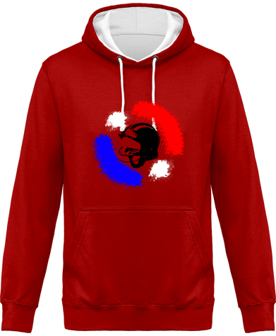 pull casque pompier patriotique