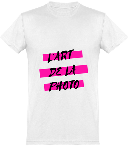 T-shirt Blanc L'ART DE LA PHOTO