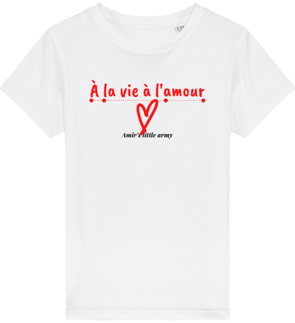 T-shirt enfant A la vie à l'amour Ami's little army