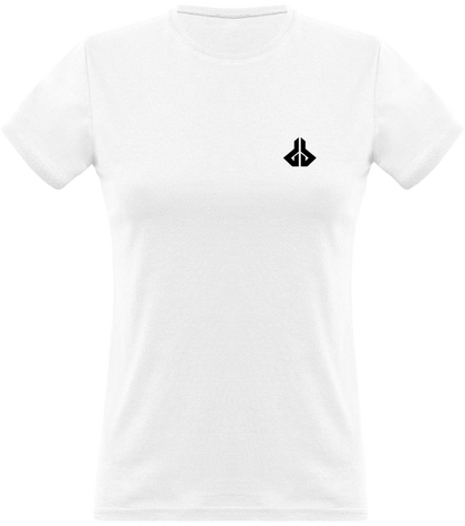 DSB T-Shirt Femme Logo Noir au niveau du coeur