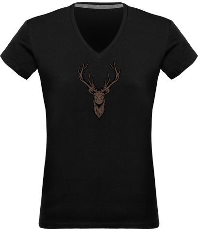 T-shirt Femme Col V