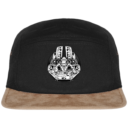 Casquette façon daim