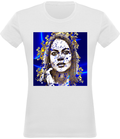 T-shirt Femme 180g - Visage par Cartsandra B