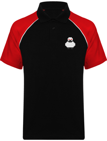 Polo bicolore  OBEY Désynchro (Homme)