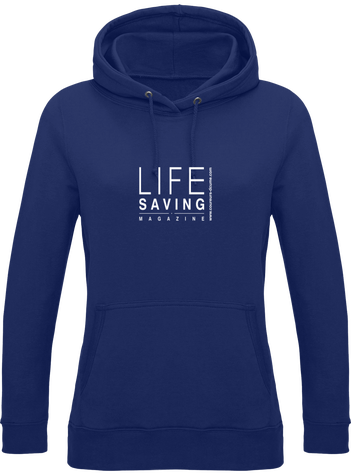 Sweat à capuche femme, design blanc