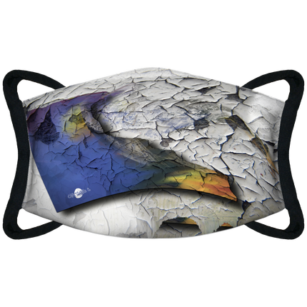Masque de Protection Sublimable Formes craquelées par Cartsandra B