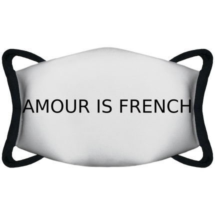 Masque de protection, logo AMOUR IS FRENCH Made in France 12,.9€ TTC
