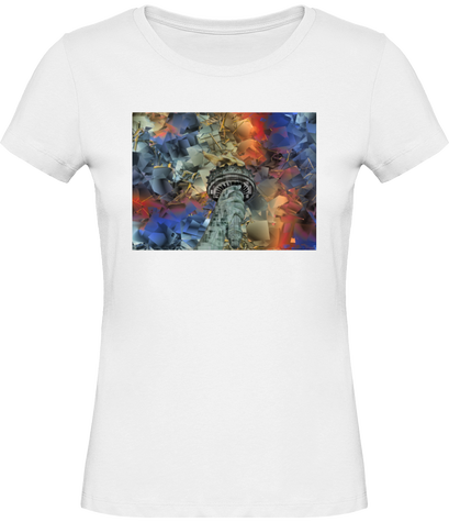 T-shirt Bio femme en single Jersey 100 % coton bio peigné ring-spun Liberté par Cartsandra B