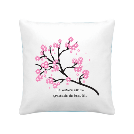 COUSSIN ARBRE BICOLORE