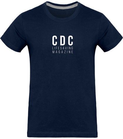 Tee-shirt homme classique couleur, logo blanc 