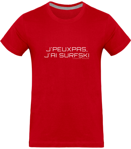 Tee-shirt homme couleur, logo blanc 