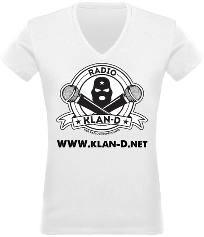 T-Shirt Col V Femme New Logo