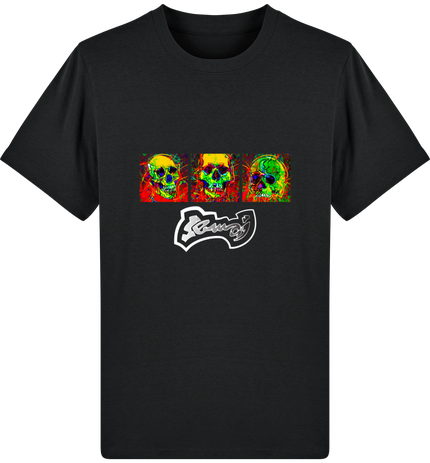 TS HOMME MC COL R ⎢ 3 SKULLS ⎢ WB