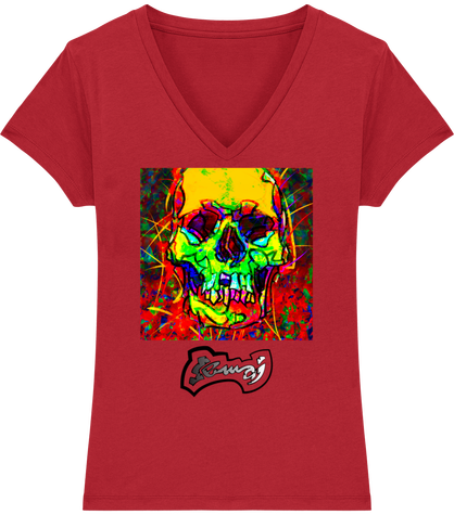 TS FEMME MC COL V ⎢ SKULL 02 ⎢ BW