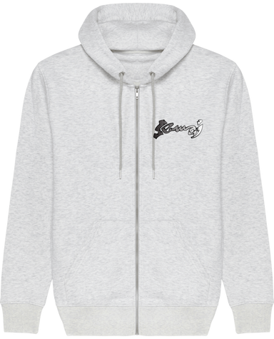 HOODIE HOMME ZIPPE ⎢ LOGO SEMAJ ⎢ BW