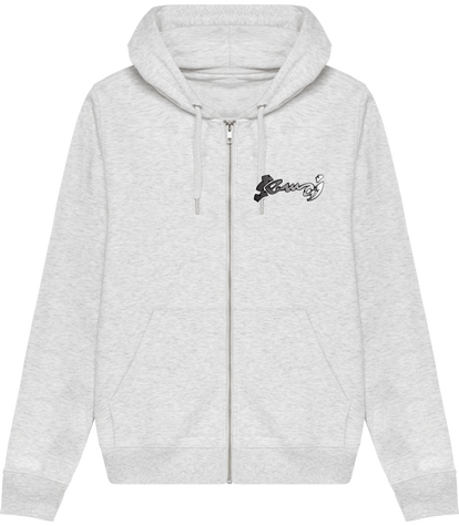 HOODIE FEMME ZIPPE ⎢ LOGO SEMAJ ⎢ BW