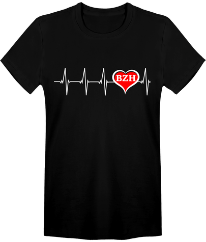 T-Shirt homme Coeur de Breizh en 190g