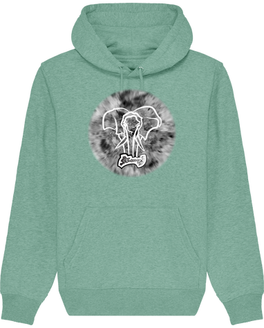 HOODIE UNISEXE ⎢ ELEPHANT 01 ⎢ BW