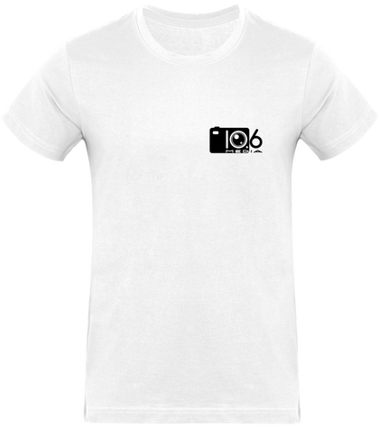 Tee-shirt homme logo 10.6Media sur le coeur