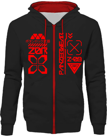 ZOR PanzerWear Spine Hoodie Zipper Bryce Edition