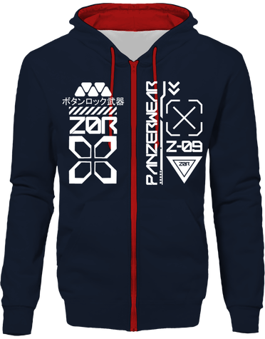 ZOR PanzerWear Spine Hoodie Zipper