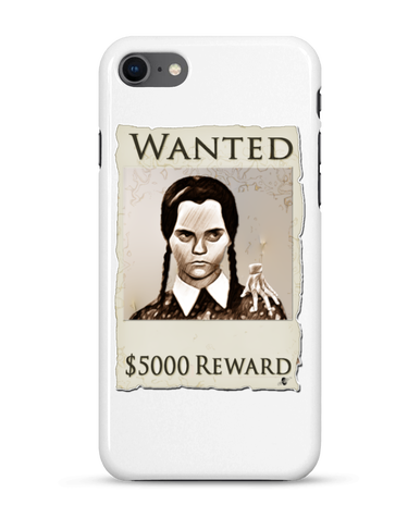 Coque 3D Iphone 8 - Wanted : Mercredi et la Chose, récompense 5 000 dollars humour par Cartsandra B