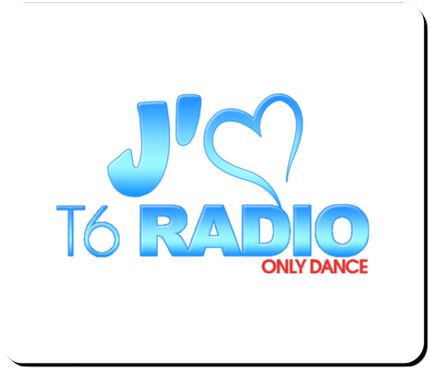 Tapis de souris (mouse pad) J'aime T6 Radio
