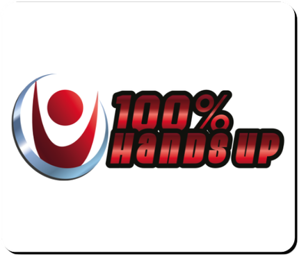 Tapis de souris (mouse pad) 100% Hands Up
