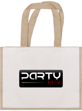 sac cabas en toile de Jute Party Mix