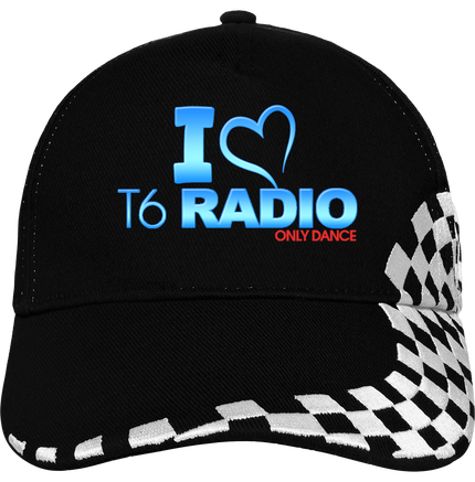 Casquette rayée T6 radio