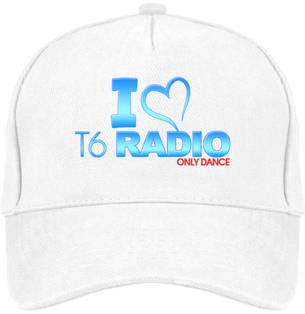 Casquette 5 Panneaux en coton Bio I love T6