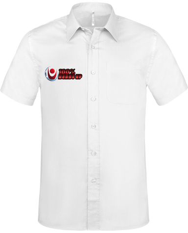 Chemise Manches courtes homme 100% Hands Up Dos T6 Radio