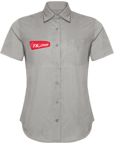 Chemise Manches Courtes Femme T6 chart avant