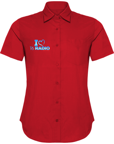 Chemise Manches Courtes Femme i love T6 avant