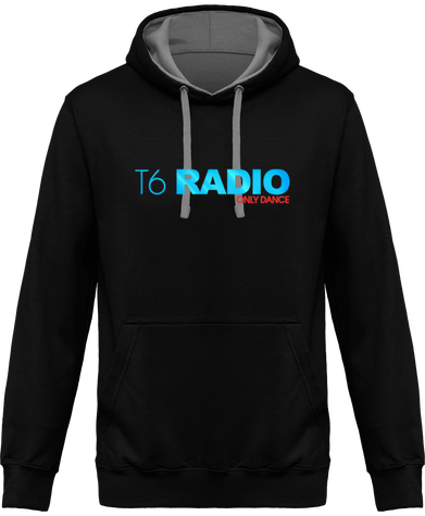 Sweat Shirt Capuche Contrasté Homme T6