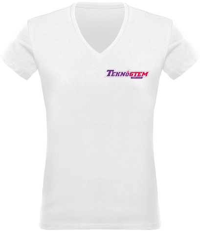  T-shirt Col V Femme Tekno 6tem avant
