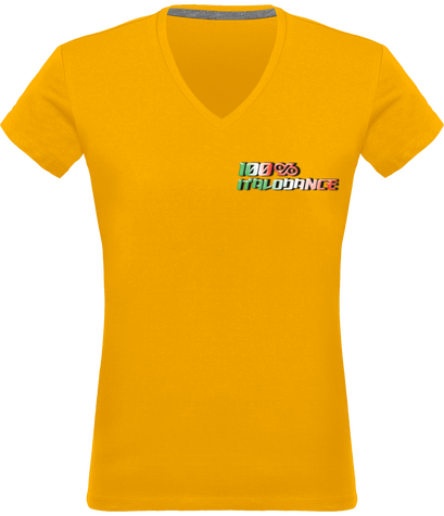 T-shirt Col V Femme 100% italo avant