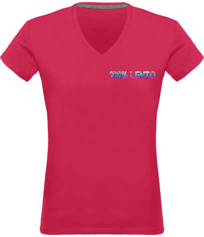 T-shirt Col V Femme 100% Lento
