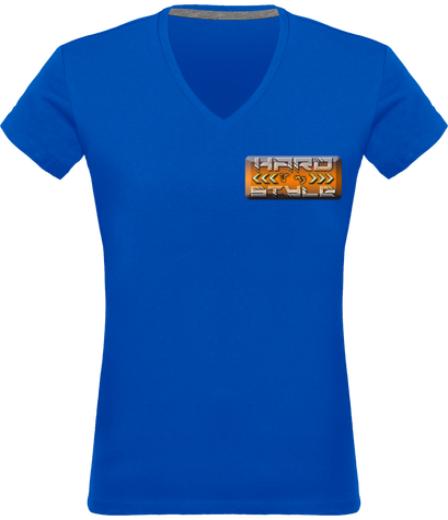 T-shirt Col V Femme Hardstyle