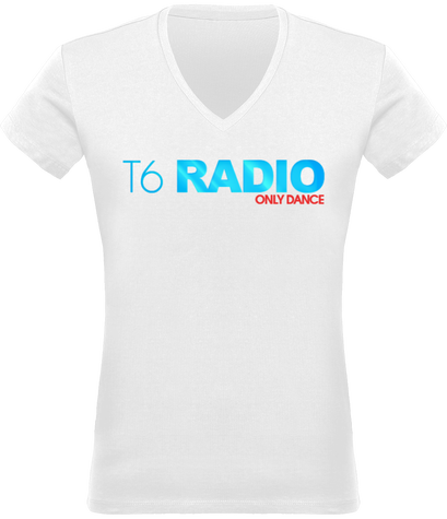 T-shirt Col V Femme T6 grand avant