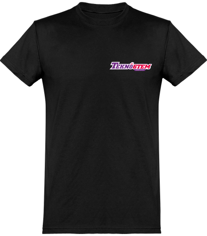 Tee-Shirt homme Col rond Tekno 6tem avant T6 radio arrière