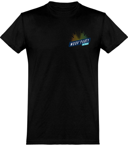 Tee-Shirt homme Col rond Moov Party avant T6 arrière