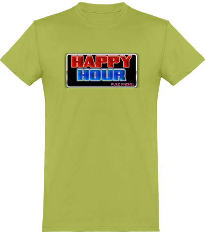 Tee-Shirt homme Col rond Happy Hour avant