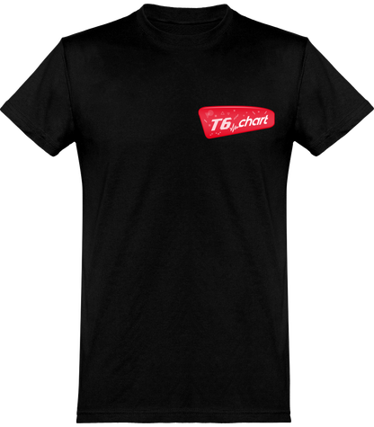 Tee-Shirt homme Col rond T6 Chart avant t6 arrière