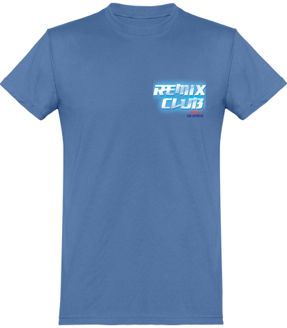 Tee-Shirt homme Col rond Remix Club avant t6 arrière