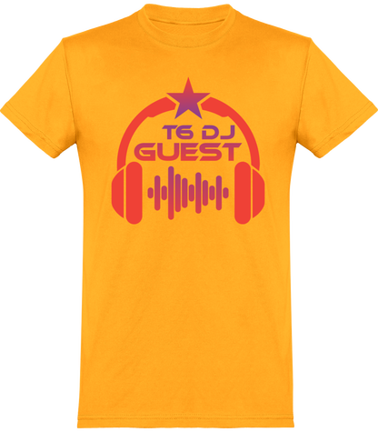 Tee-Shirt homme Col rond T6 DJ Guest avant