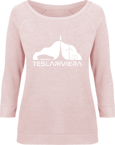 Sweat femme bio white logo